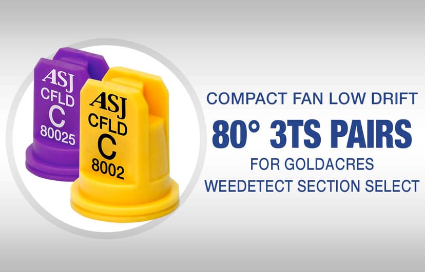 Non Air Induction nozzle pairs.